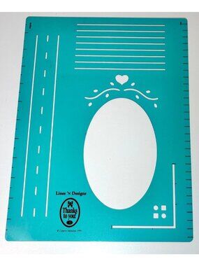 Creative Memories Lines & Designs Scrapbook Tempalte Journaling Rulers